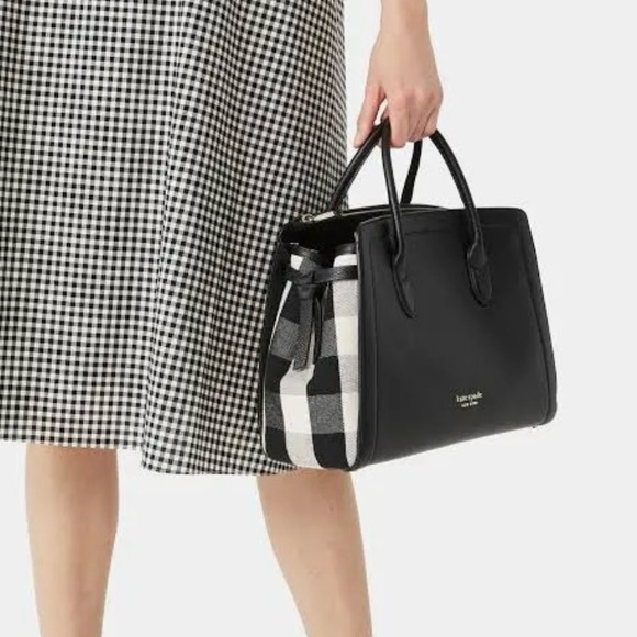 kate spade Handbags - ♠️Kate Spade♠️Knott Gingham large Satchel